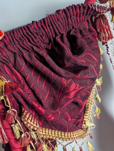 Bespoke huge thick burgundy - thick,