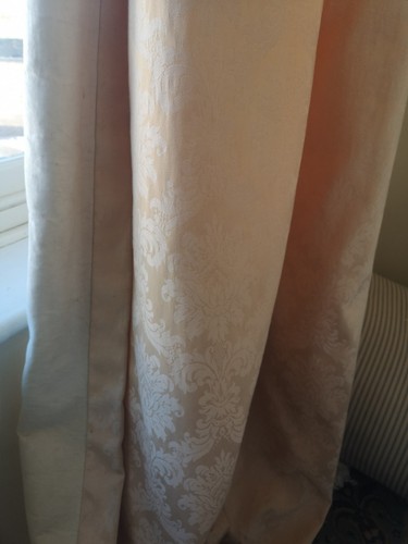 Vintage large gold curtains - vintage,