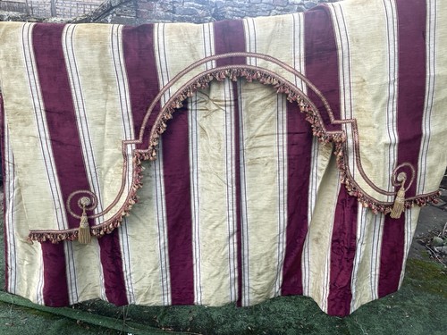 Pair vintage velvet curtains - vintage,