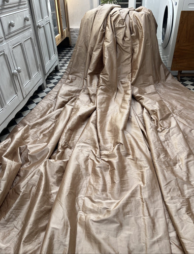 Pure silk curtains long - xx,