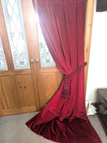 Heavy vintage velvet - velvet, curtain