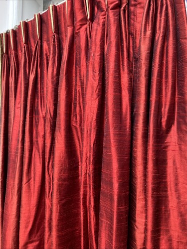 Pure silk curtains - curtains, raw