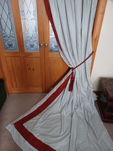 Huge bespoke door - huge, curtain