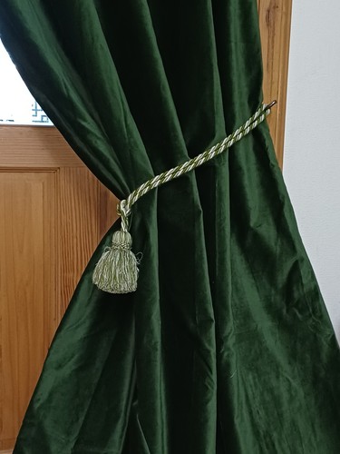 Bespoke velvet door curtain - bespoke,