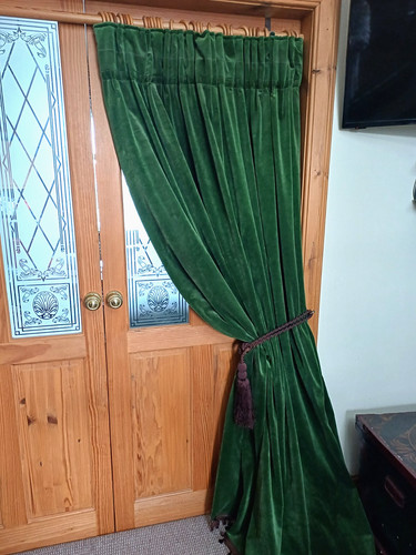 Bespoke velvet door - bespoke, curtain