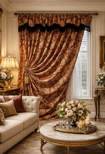 Curtains bespoke large - curtains,