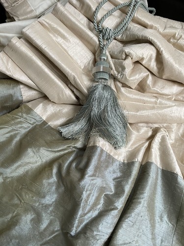 Silk curtains bespoke - silk,