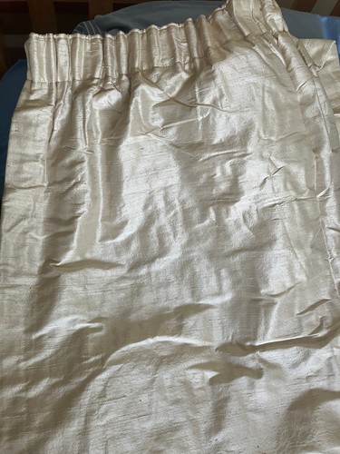Pure silk curtains champagne - pure, curtains,